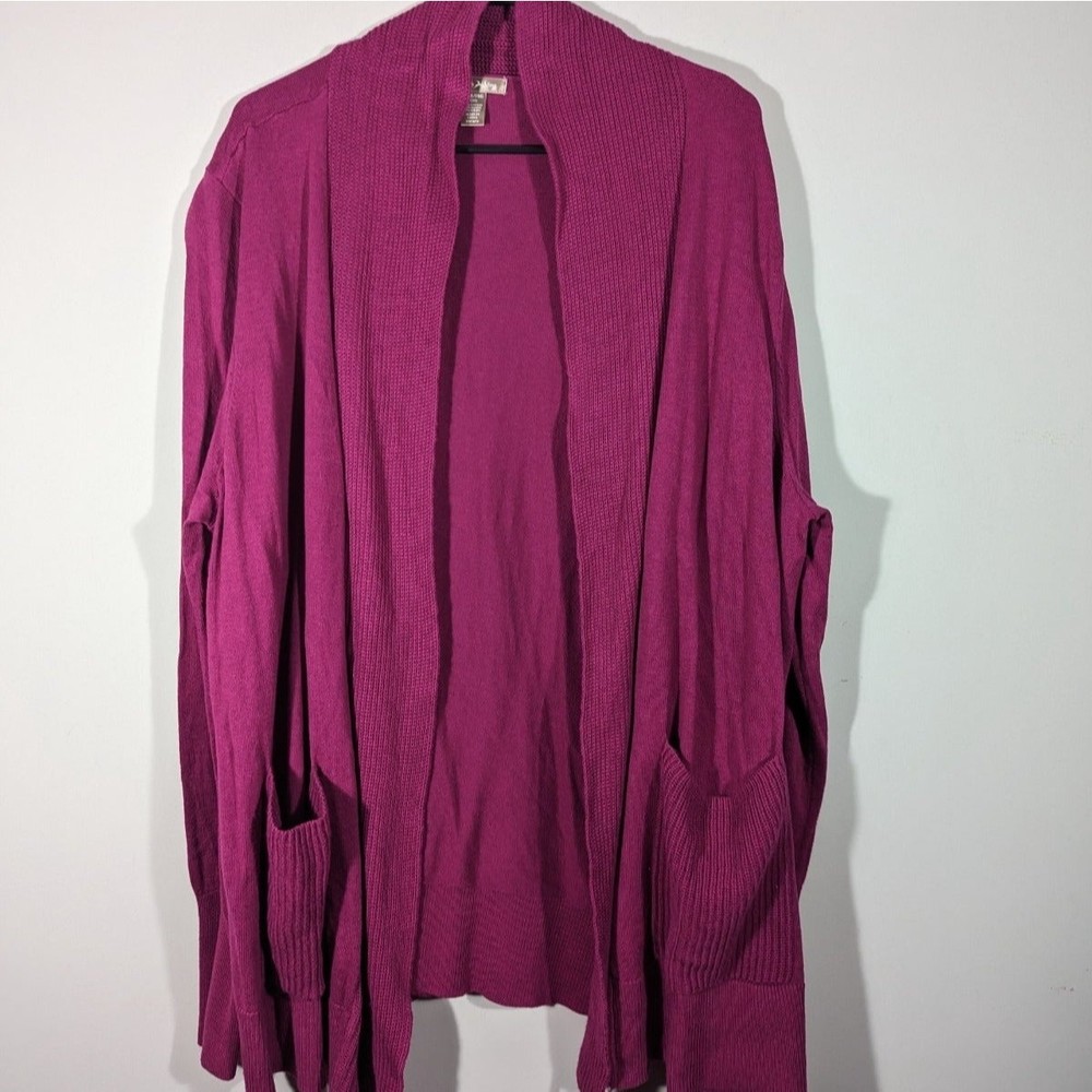 White Stag Shawl Collar Cardigan Sweater Women Plus‎ Size XXL (20)